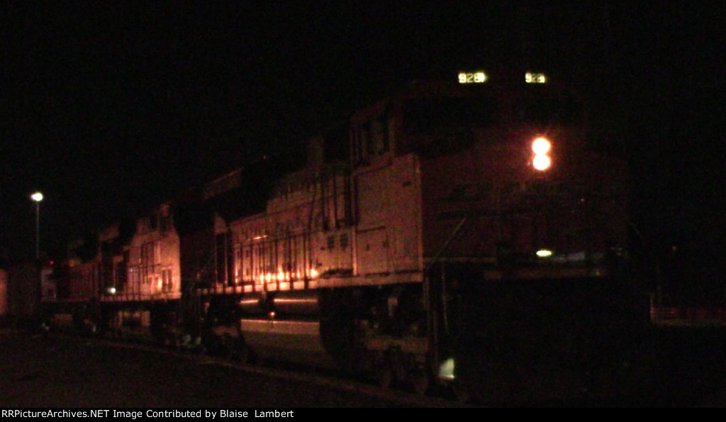 BNSF coal train DPUs